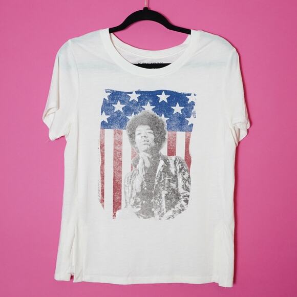 Jimi Hendrix Karl Ferris Graphic Retro Tee - Picture 2 of 5